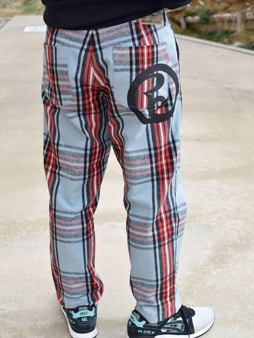 CHECK CROPPED-PANTS
