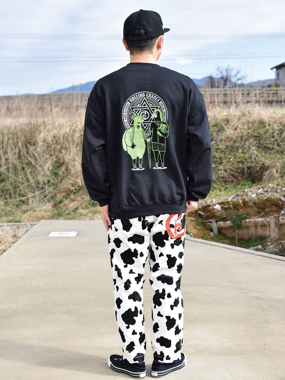 COWCOW WIDE-PANTS