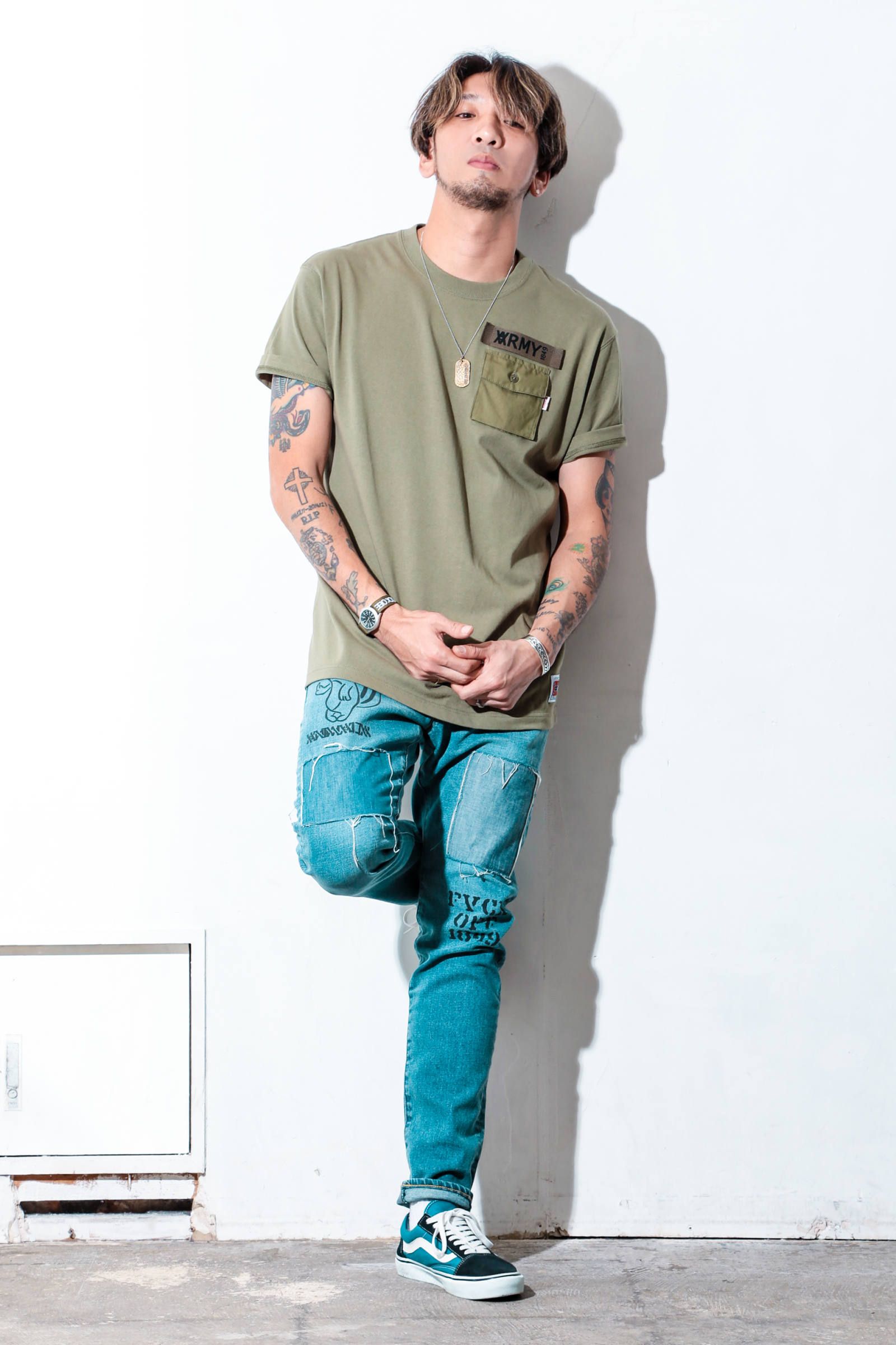 ARMY POCKET Heavy S/S Tee
