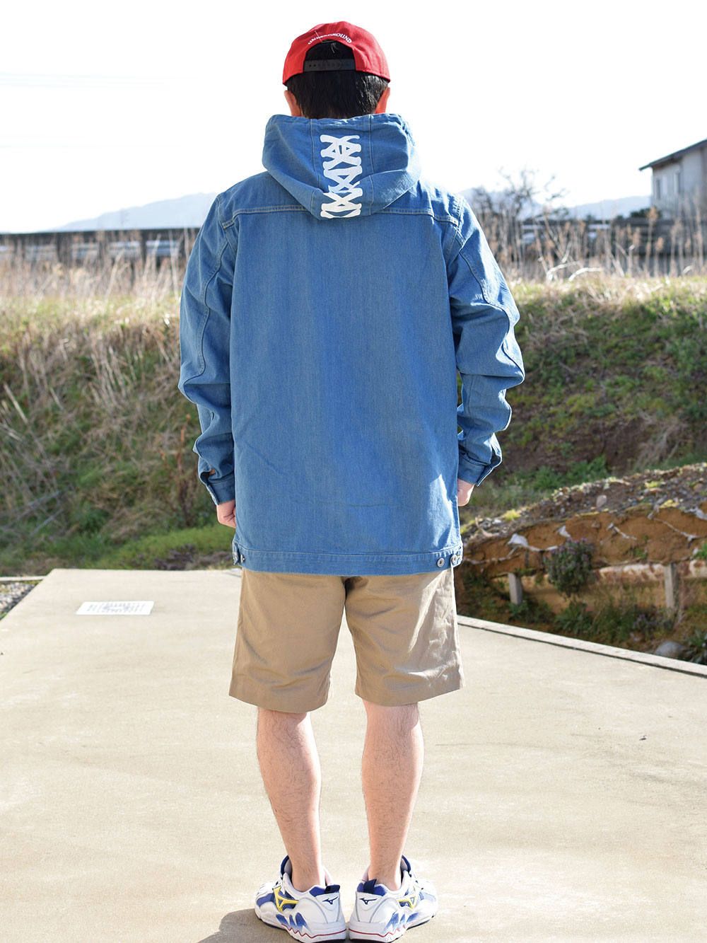 APACHE-Stretch Denim Anorak