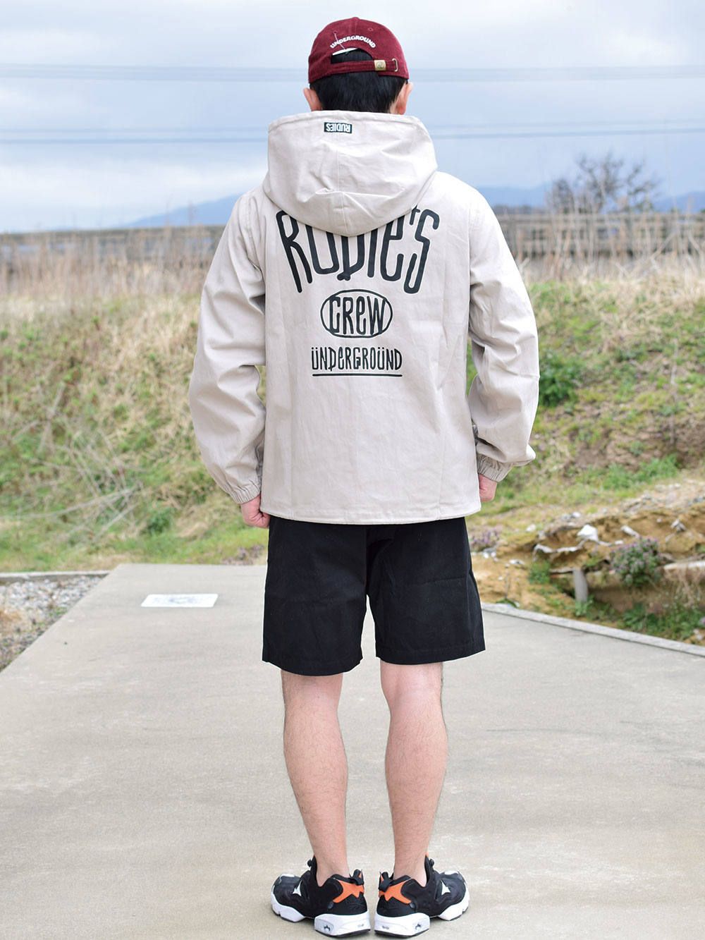 DRAWING HOOD-JACKET