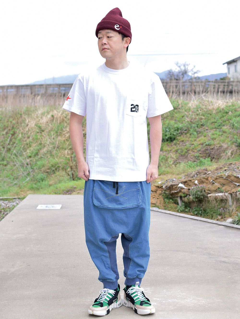 20 on the pocket s/s tee
