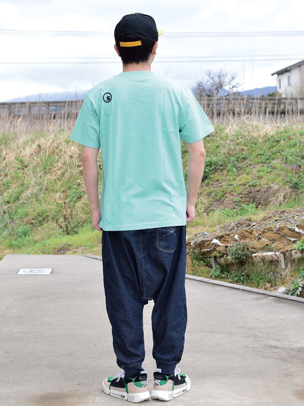 APACHE-Stretch Denim Sarrouel Pants