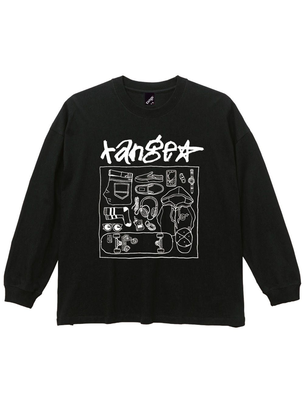 Hand writing stuff Big size L/S tee