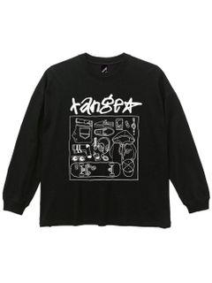 Hand writing stuff Big size L/S tee