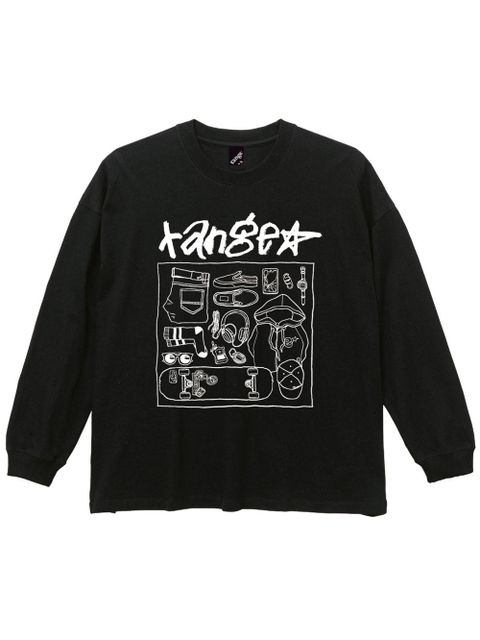 Hand writing stuff Big size L/S tee