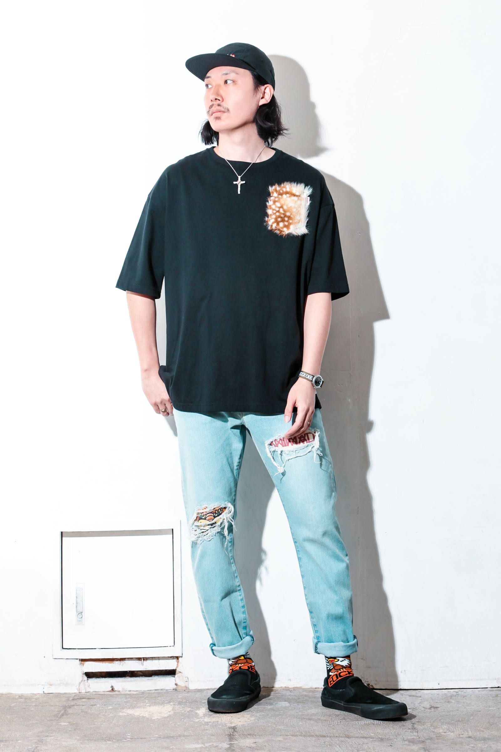 ANIMAL POCKET Big Silhouette S/S Tee