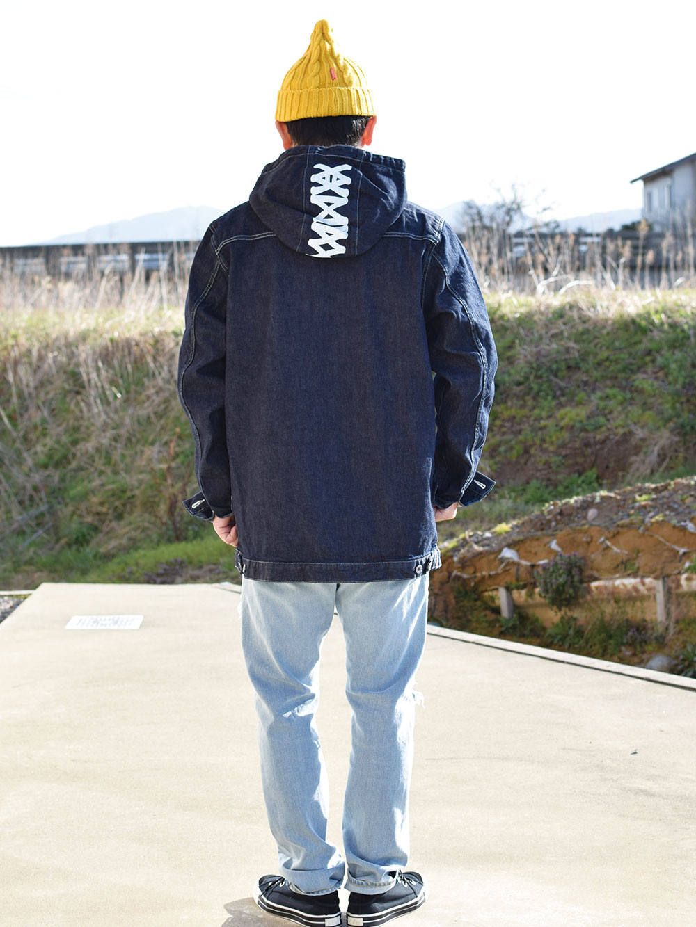APACHE-Stretch Denim Anorak