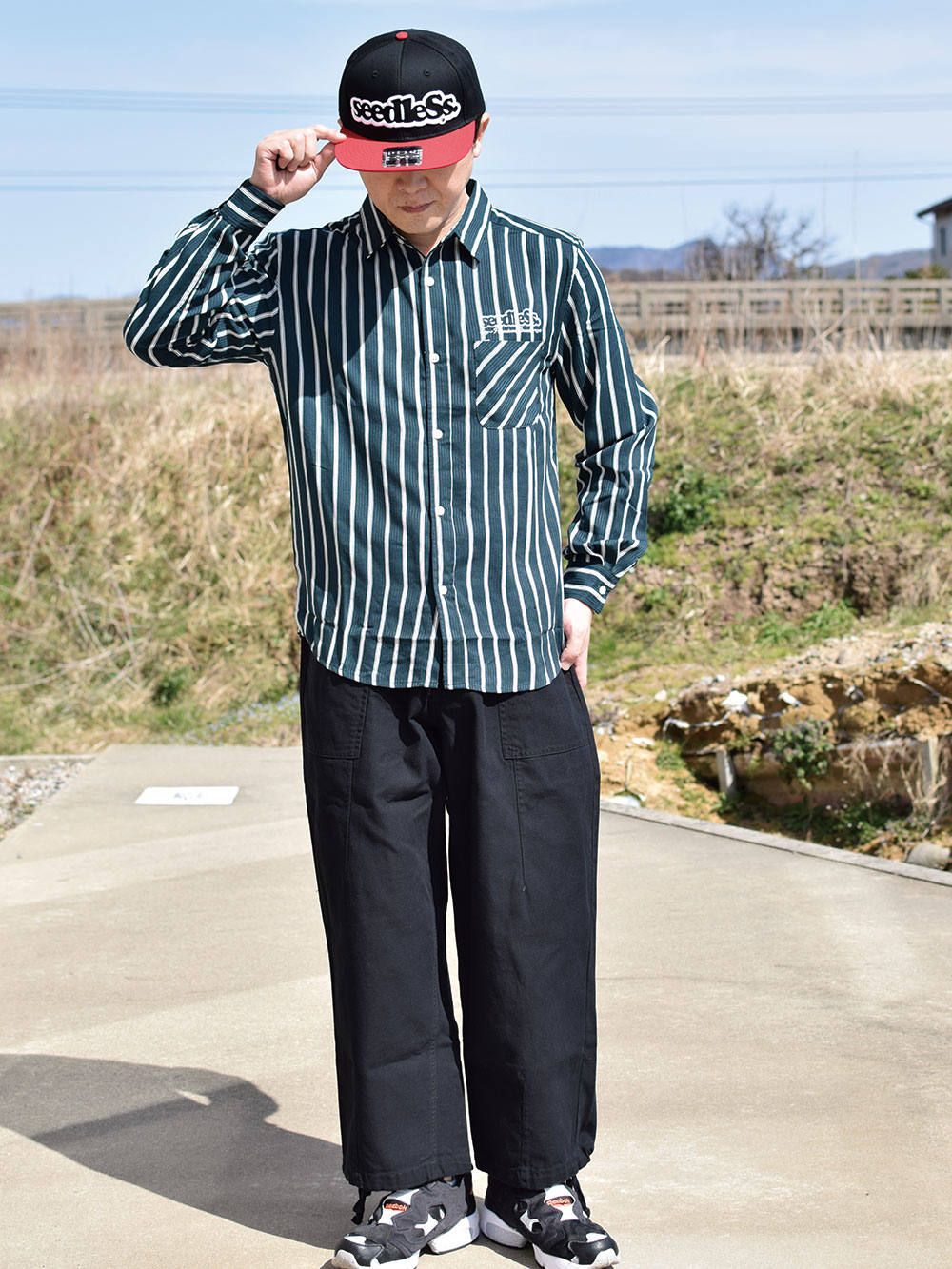 sd shadow stripe shirts