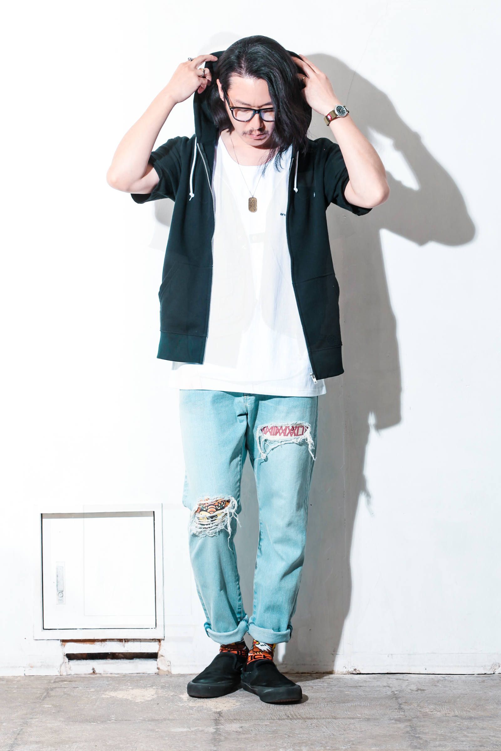 S/S ZIP-UP HOODIE