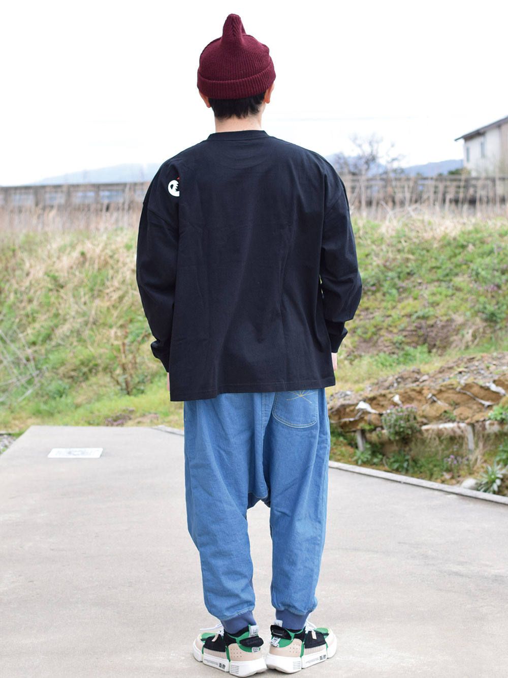Hand writing stuff Big size L/S tee