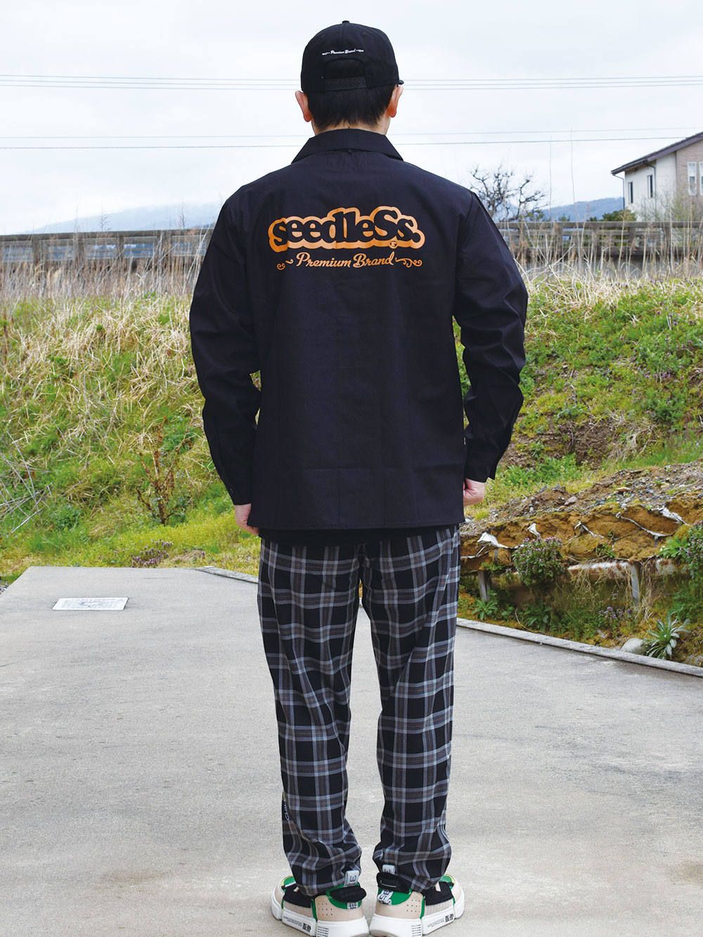 sd T/C open collar L/S shirts