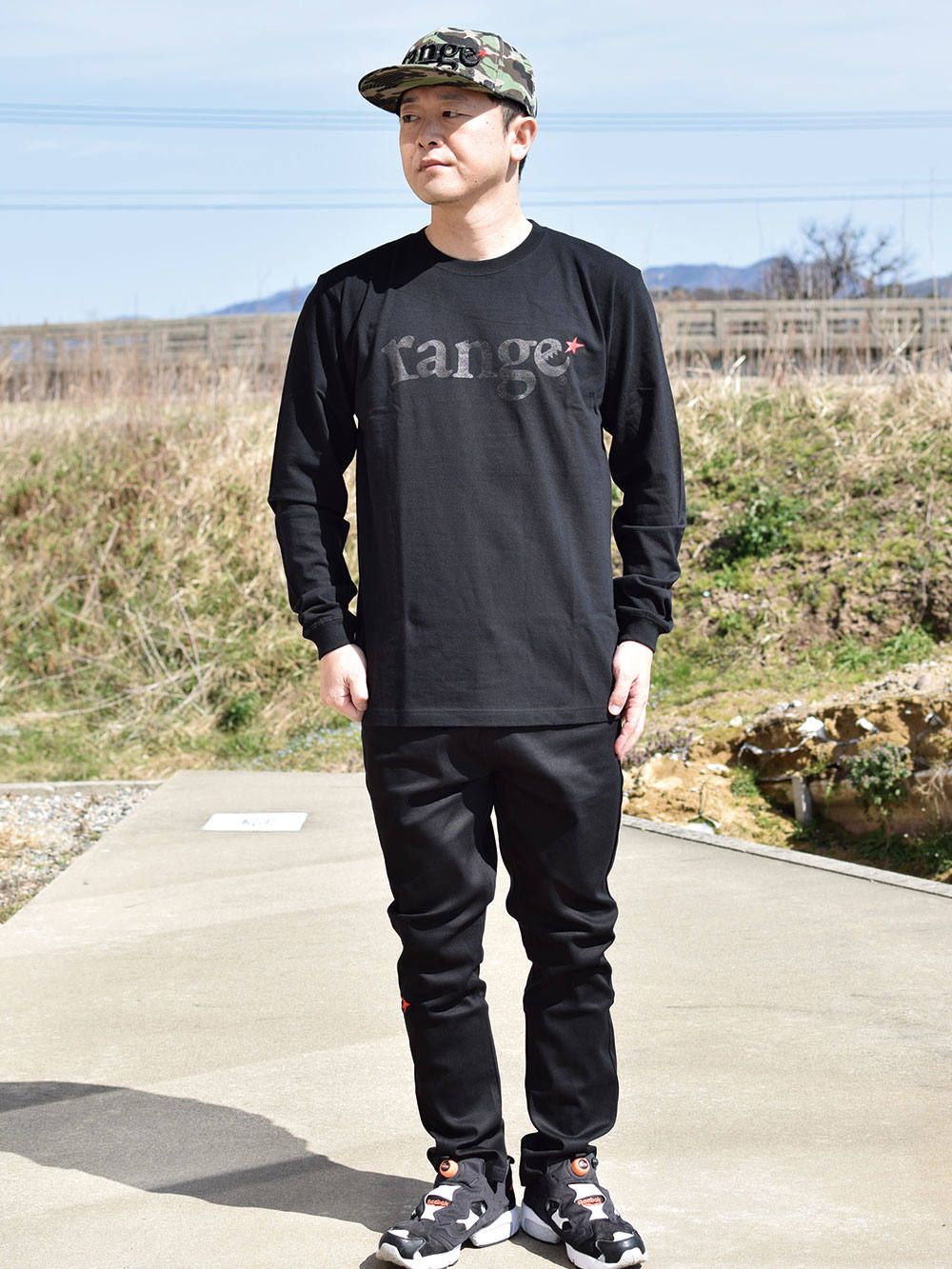 range logo L/S tee