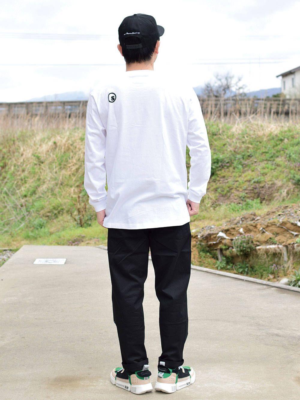 Green goldfish L/S tee