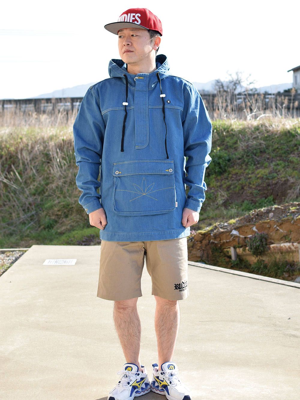 APACHE-Stretch Denim Anorak