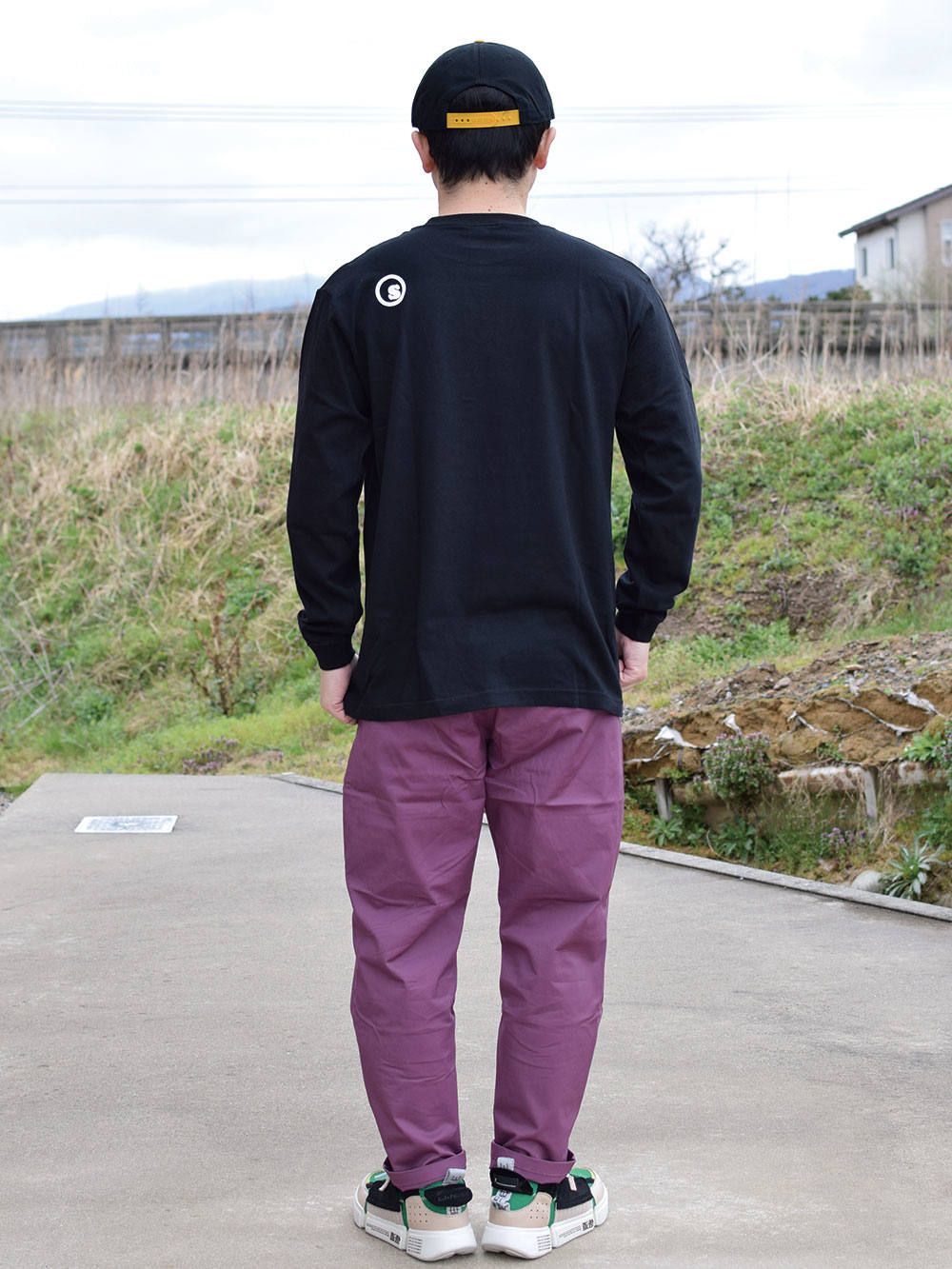Green goldfish L/S tee
