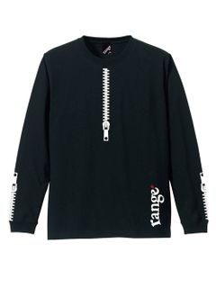 rg back side zipper L/S tee