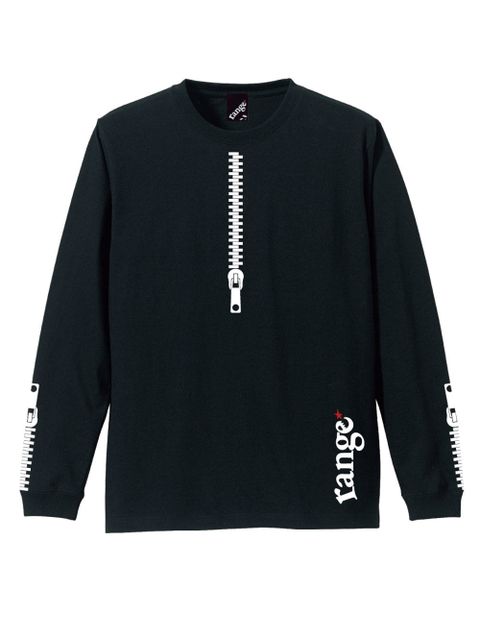 rg back side zipper L/S tee