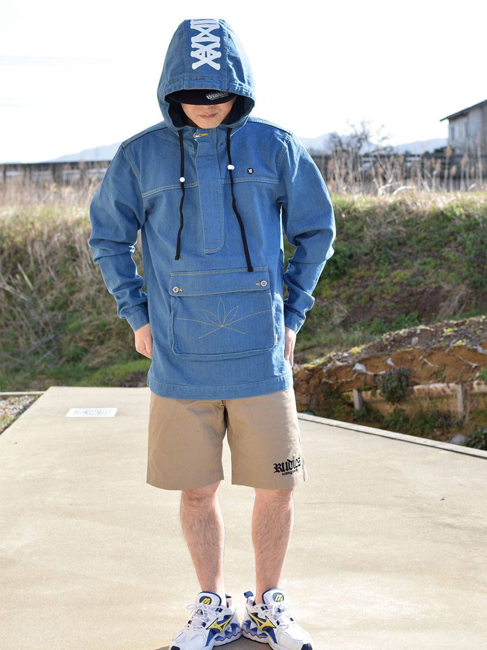 APACHE-Stretch Denim Anorak