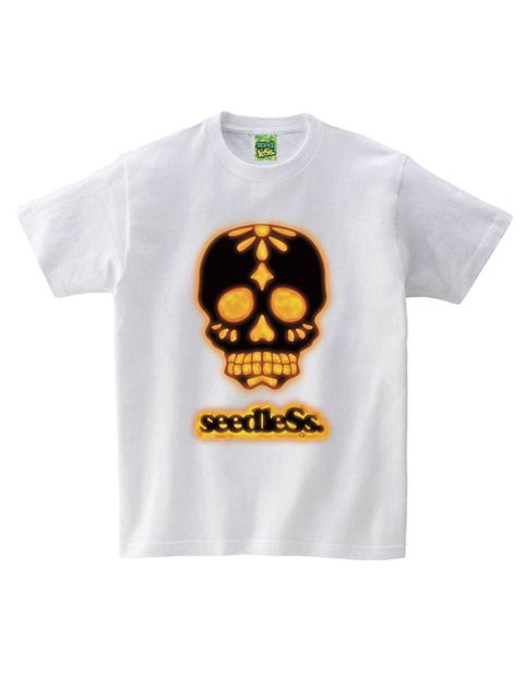 sd light up skull s/s tee