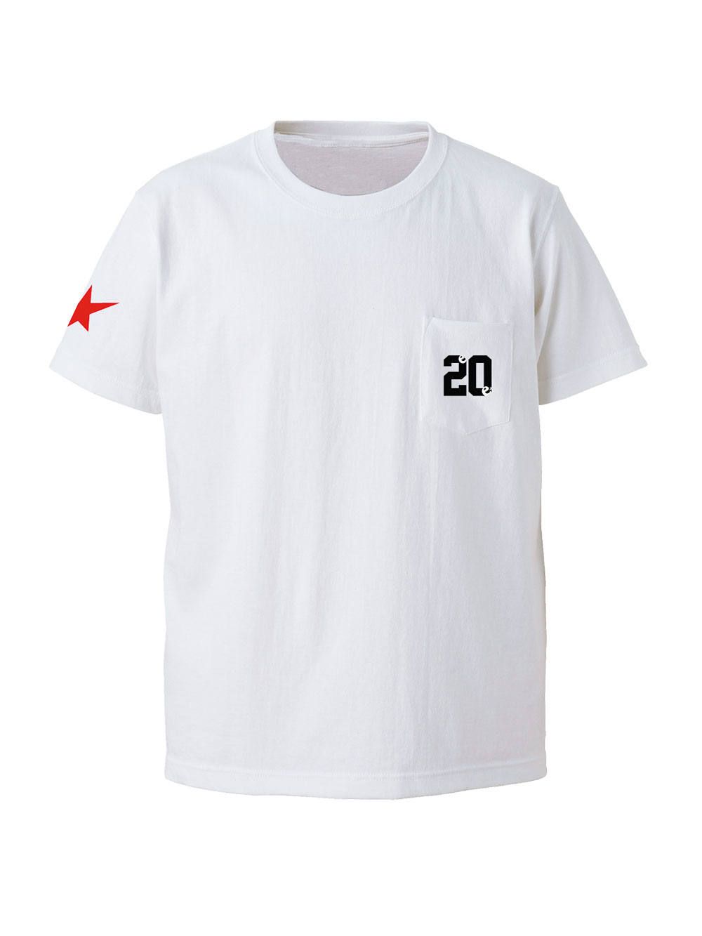 20 on the pocket s/s tee