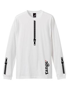 rg back side zipper L/S tee