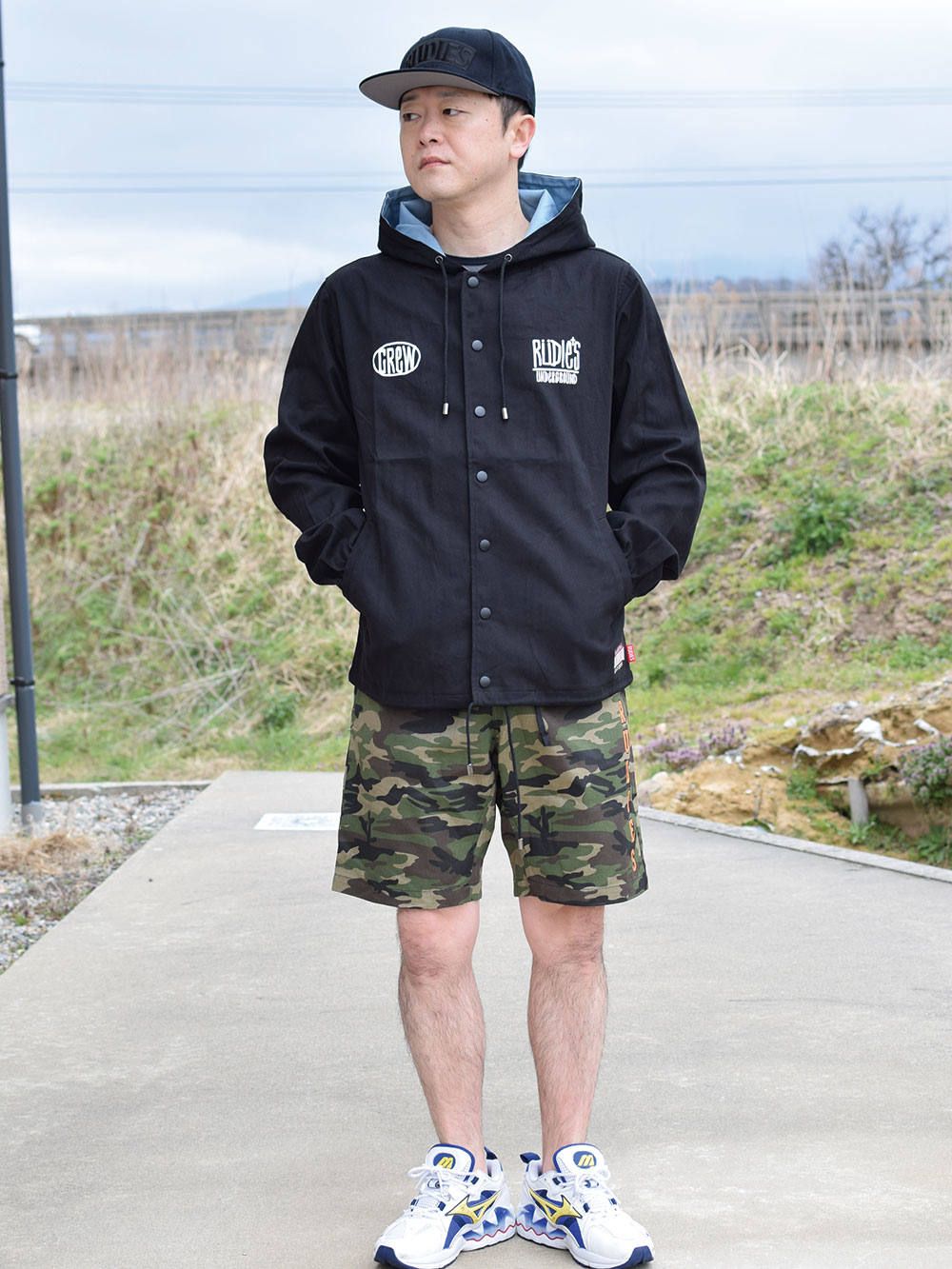 DRAWING HOOD-JACKET