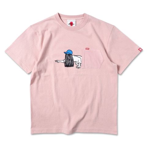 ポケットから女TEE