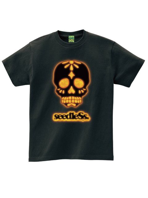 sd light up skull s/s tee
