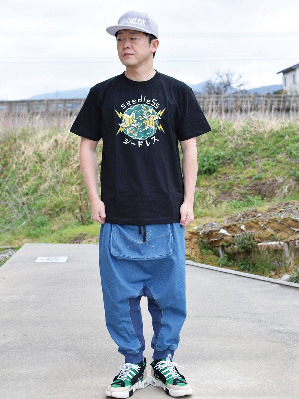 Green goldfish s/s tee