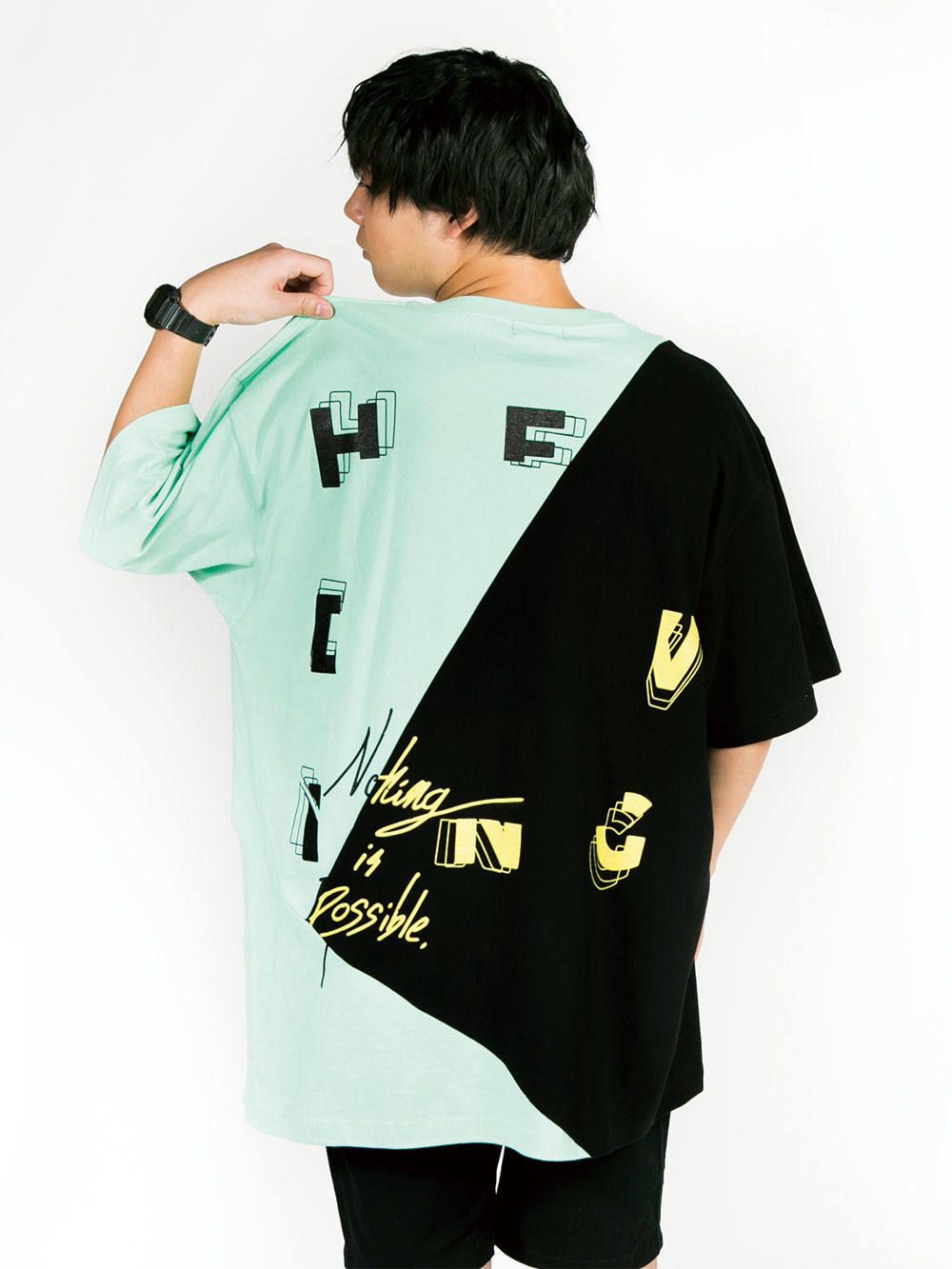 Cross Cut Missing “septum” T-shirt