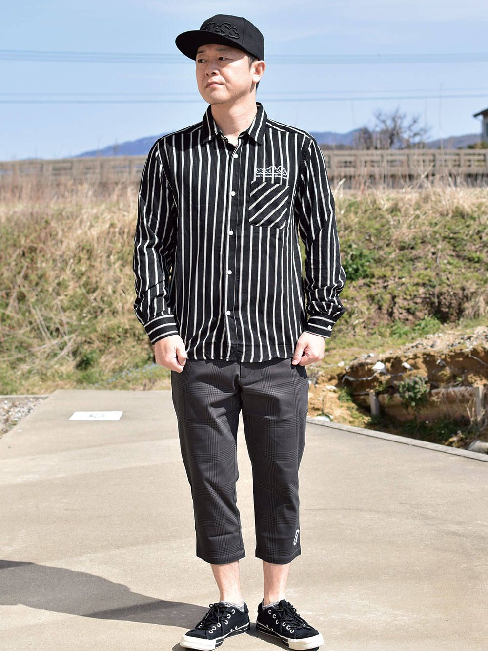 sd shadow stripe shirts