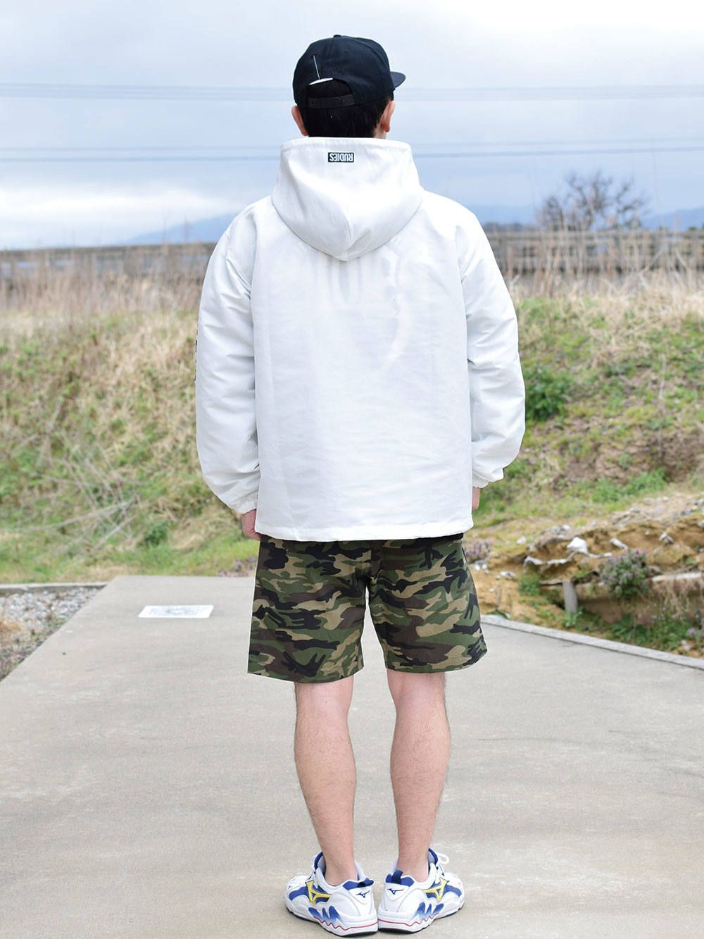 SLICK HALFZIPHOOD-JACKET