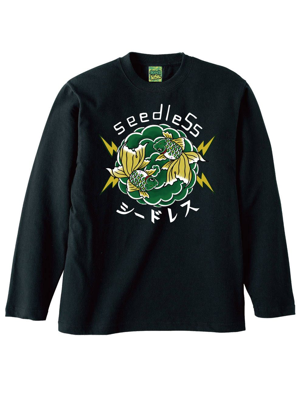 Green goldfish L/S tee