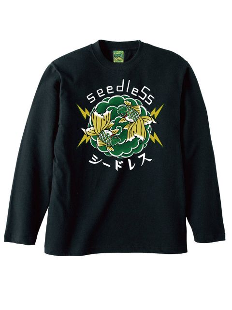 Green goldfish L/S tee