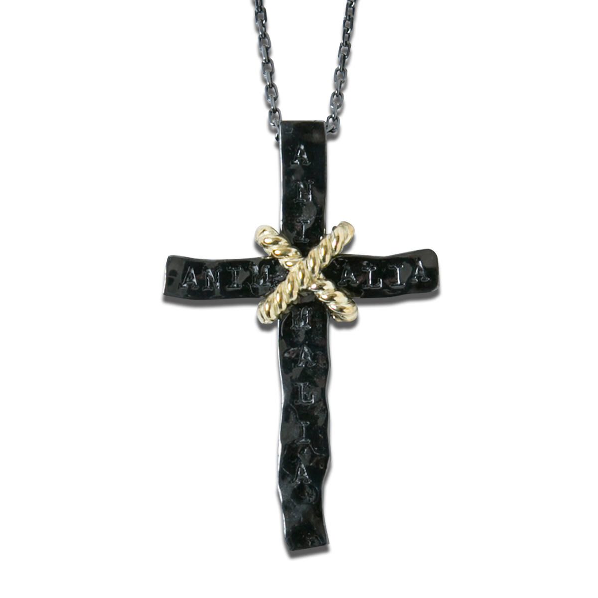 JOIN CROSS-BLACK titanium&Brass