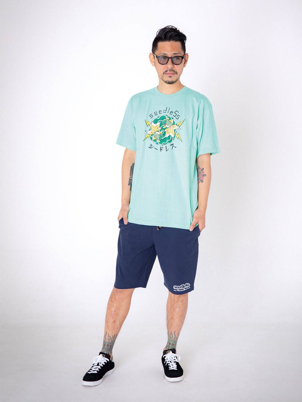 Green goldfish s/s tee