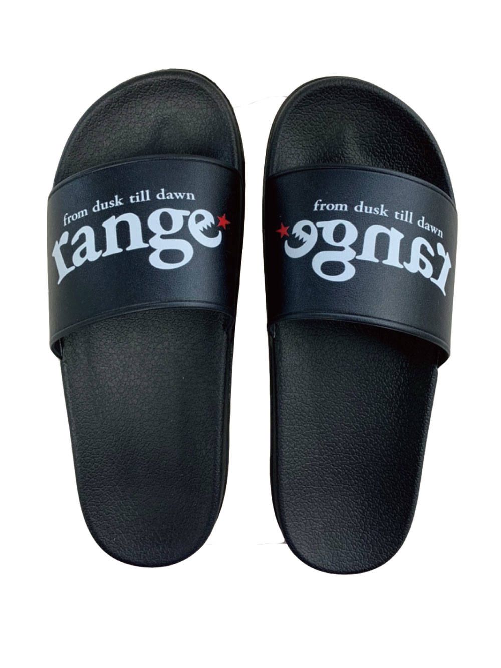 rg  flipped logo sandals