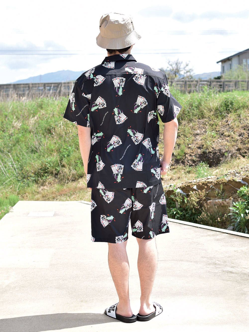 YOKAI TRUMP ALOHA-SHORTS