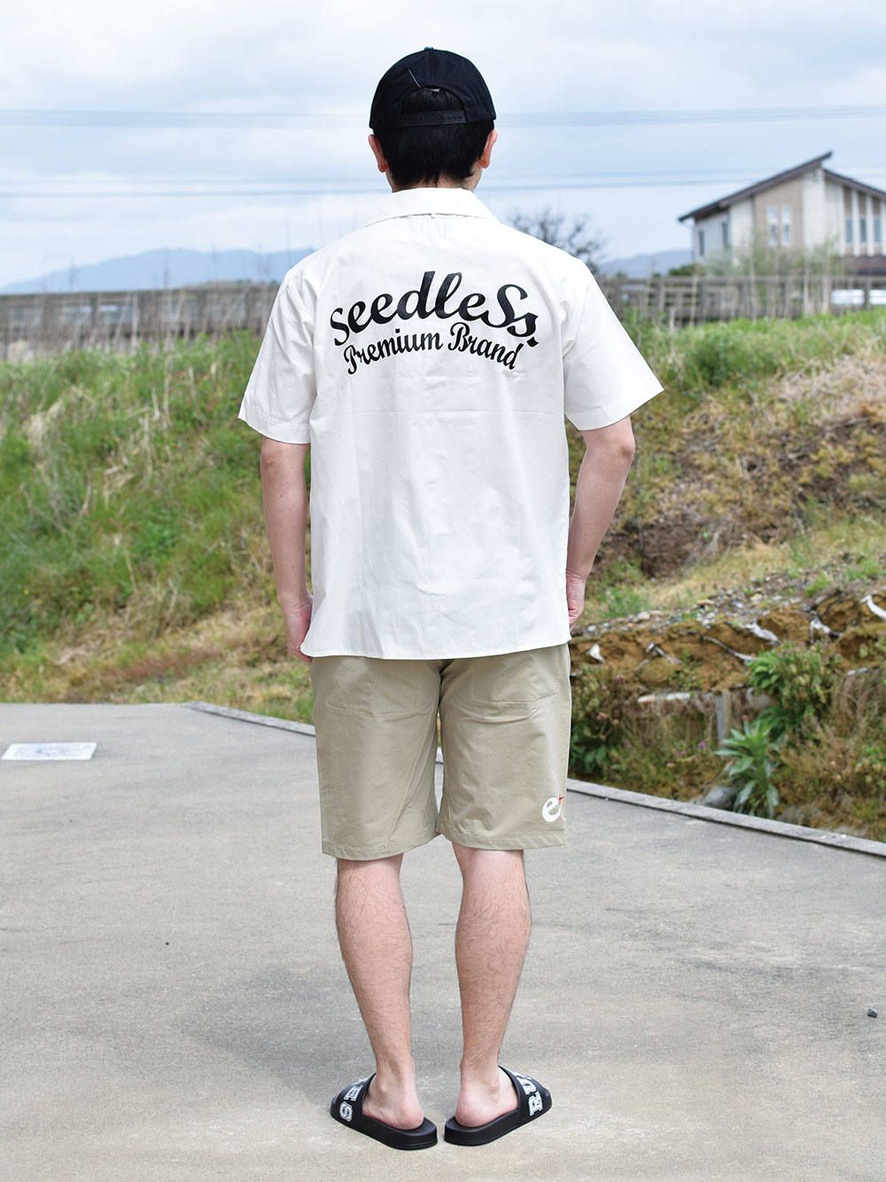 sd T/C open collar s/s shirts