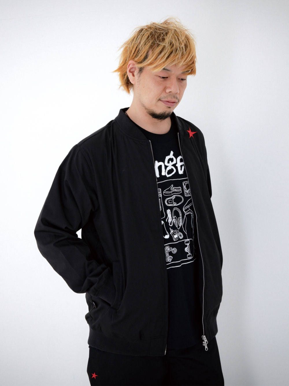 Hand writing stuff Big size s/s tee