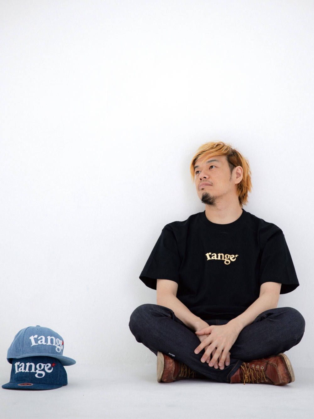 rg GOLD rust logo s/s tee