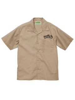 sd T/C open collar s/s shirts