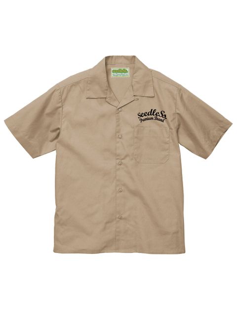 sd T/C open collar s/s shirts