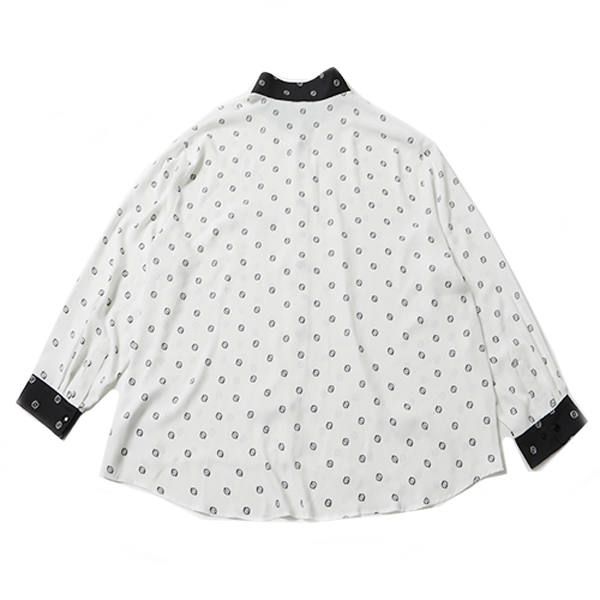 SPELL -Patterned Stand Up Collar Shirts-