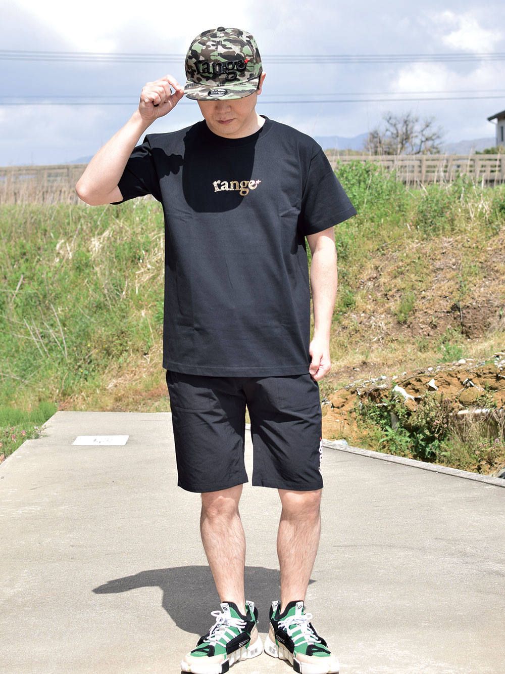 rg GOLD rust logo s/s tee