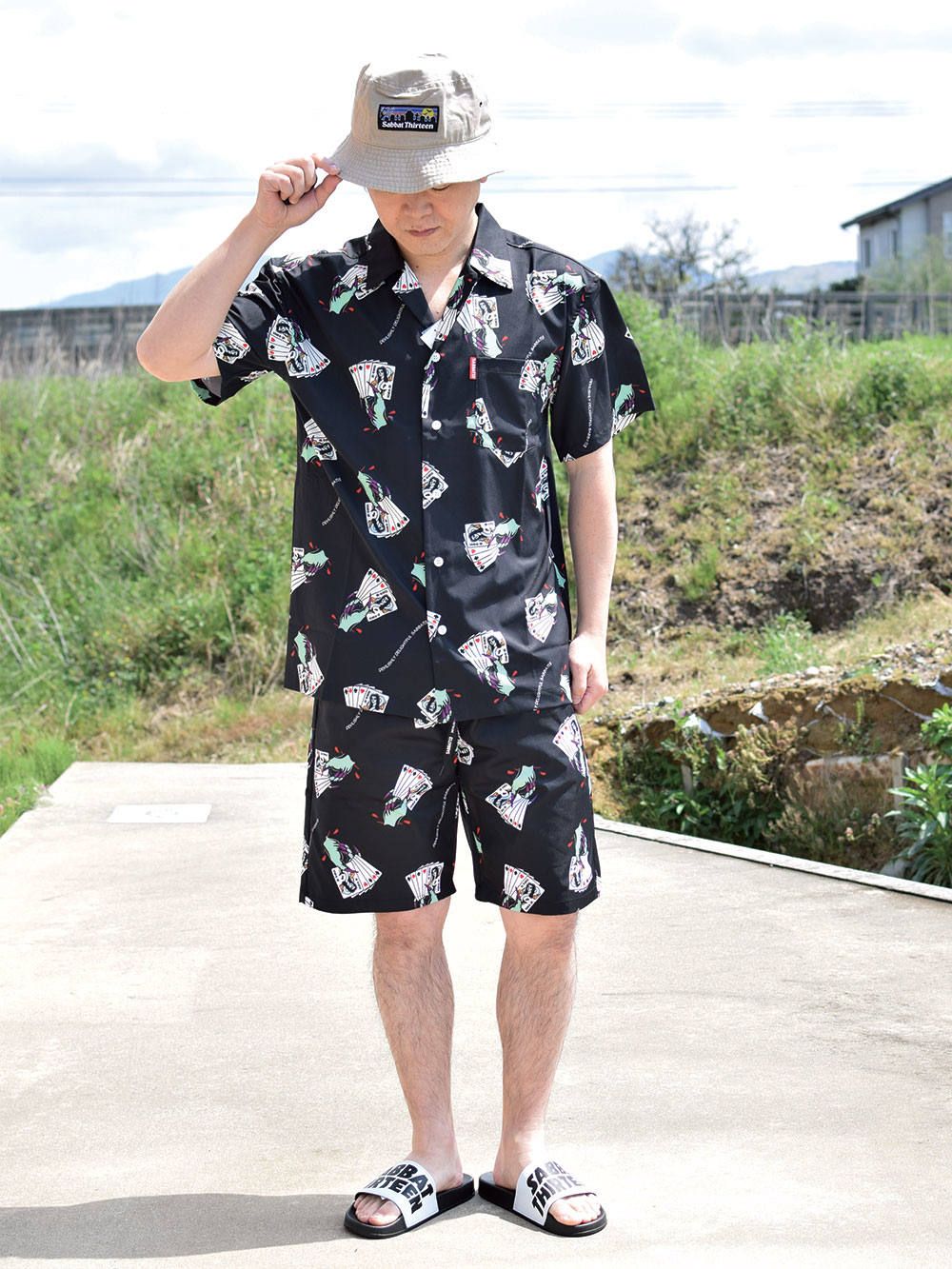 YOKAI TRUMP ALOHA-SHORTS