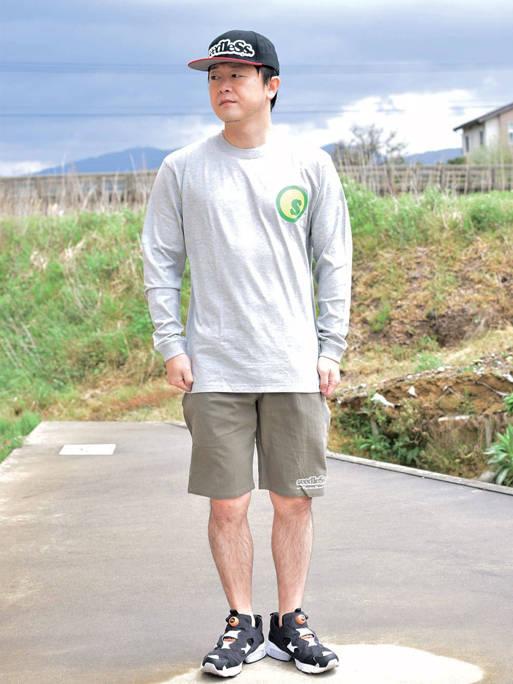 coop back logo L/S tee