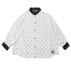 SPELL -Patterned Stand Up Collar Shirts-