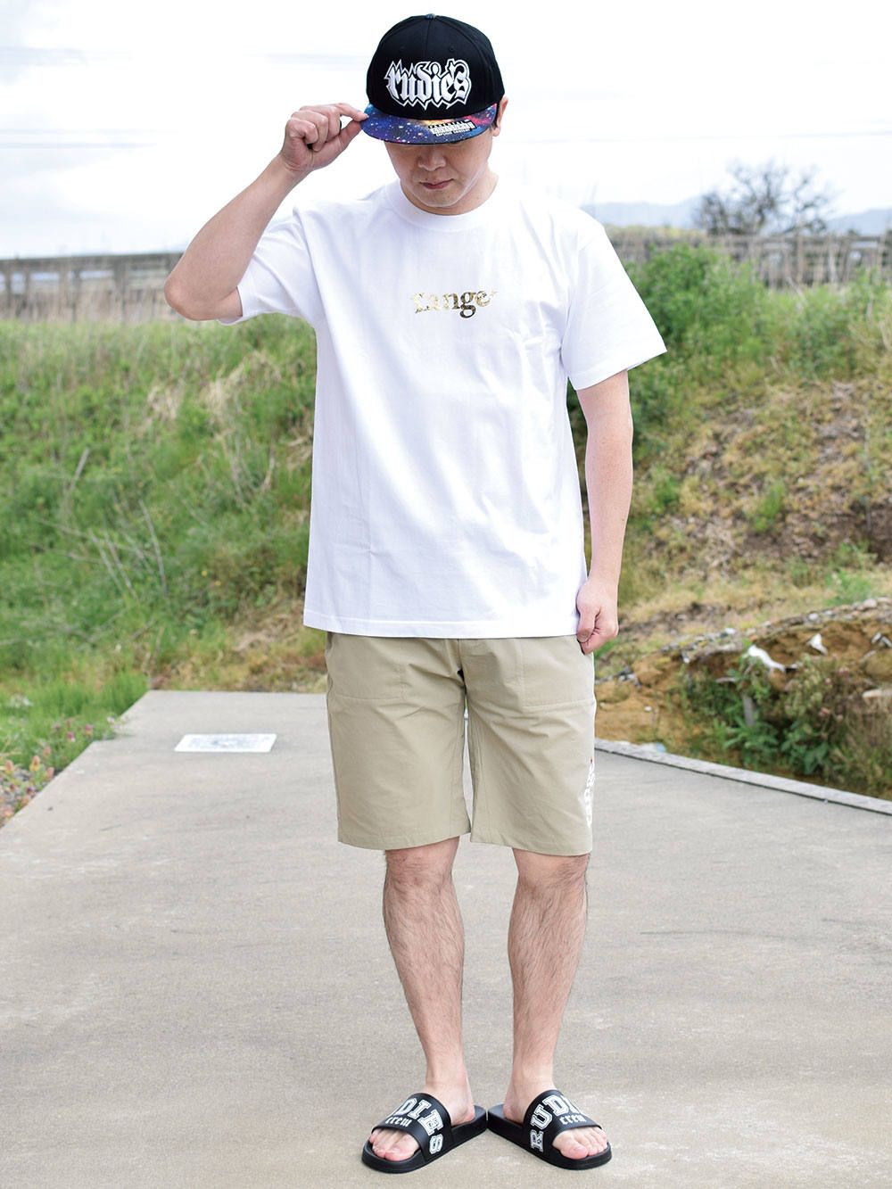rg GOLD rust logo s/s tee